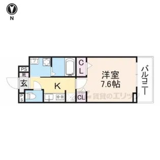 ハルズ HINODE【2階】の間取り