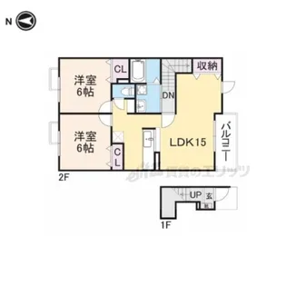 サニーヴィラ【2階】の間取り