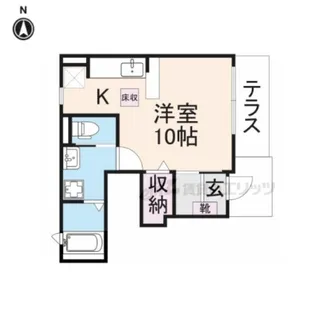 さくら テラス【103号室】の間取り