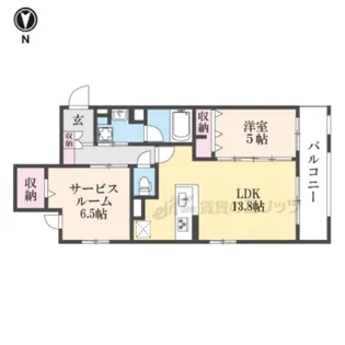 ベルフォーレ御所南【3階】の間取り