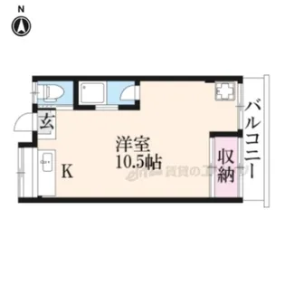 池端グリーンハイツ【102号室】の間取り