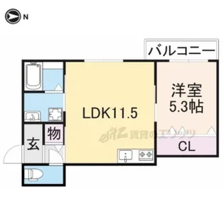 GMビルズ対馬江【2階】の間取り