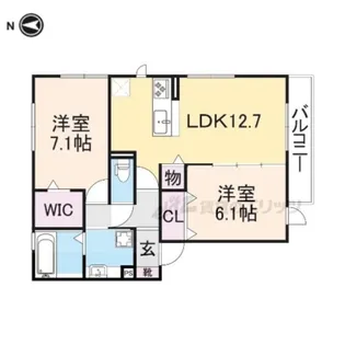 ハイツ ブリエ【3階】の間取り