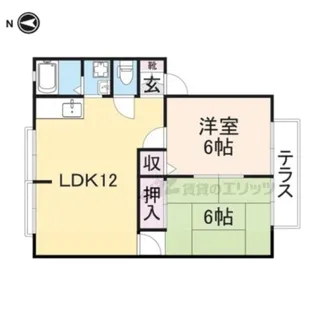 ロアール A棟【2階】の間取り