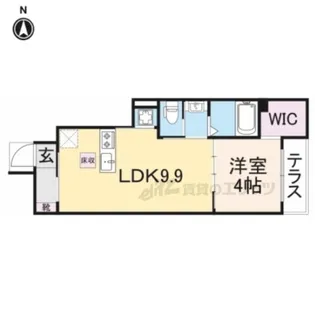 コントレイル【1階】の間取り