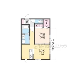 Maison de LienK【201号室】の間取り