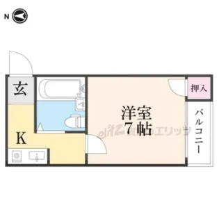 フリーディオ春日町【4階】の間取り
