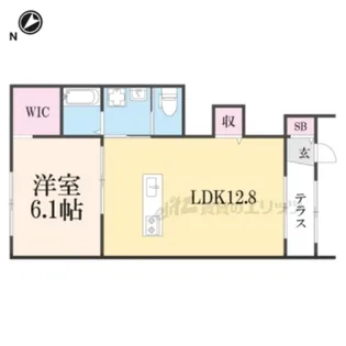 Patio.DX【1階】の間取り
