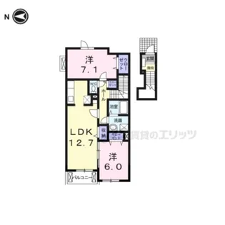 アザレアコート【2階】の間取り