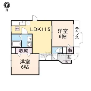 リブ 本郷 B【1階】の間取り