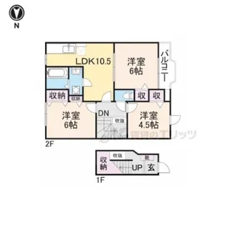 リブ 本郷 B【2階】の間取り