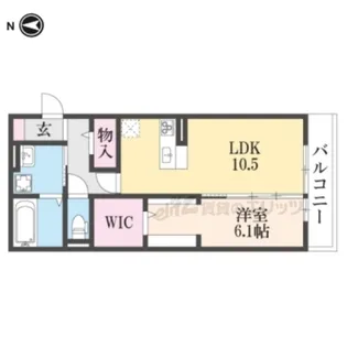 カーザ ソラーレ【3階】の間取り