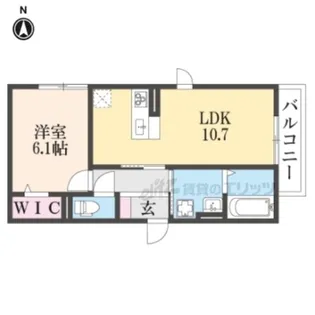 カーザ ソラーレ【3階】の間取り