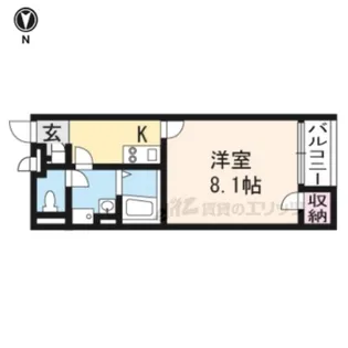 レオネクスト御所【205号室】の間取り