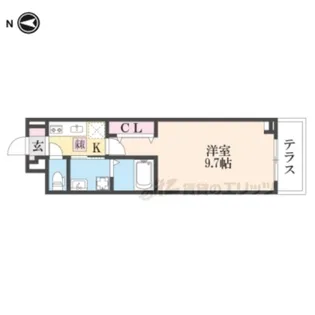 ウエストメゾン北袋?【1階】の間取り