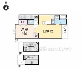 フォレスティア【3階】の間取り
