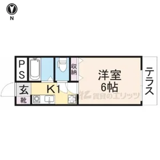 フリーディオ木屋元町【2階】の間取り