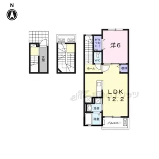 アンシェント・スリー【3階】の間取り