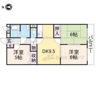 エスポワールM2【201号室】の間取り