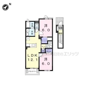 プロムナード【2階】の間取り