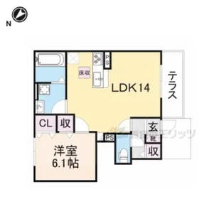 サンクチュアリKEG【1階】の間取り