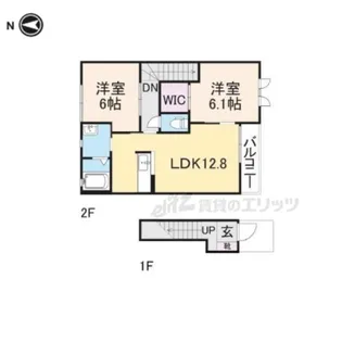 ハピネス石原【2階】の間取り