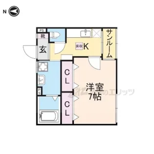 リベラ【1階】の間取り