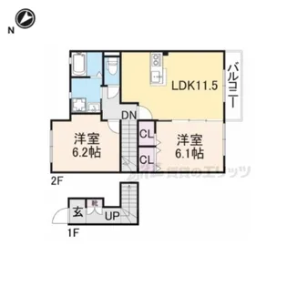 Lily Lei nagamura【2階】の間取り