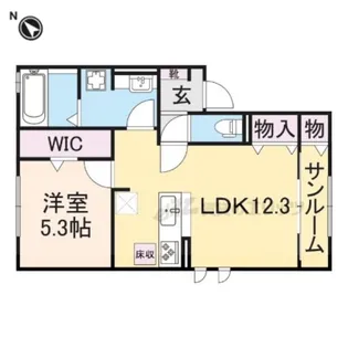 GRANDEL【1階】の間取り