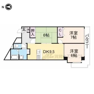 ベルク御殿山【2階】の間取り