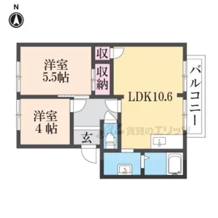 シティライフ B・C棟【2階】の間取り
