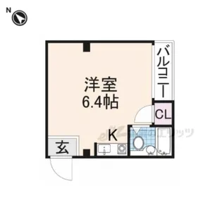 ハマンション枚方元町【203号室】の間取り
