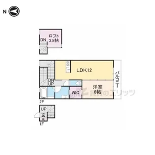 ルアーナスクエア【2階】の間取り