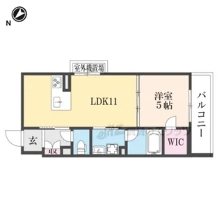 ミラージュ膳所【301号室】の間取り