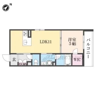 ミラージュ膳所【303号室】の間取り