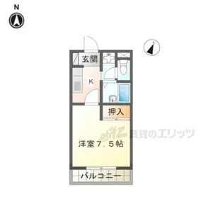 ハイツ・ユウリ【1階】の間取り