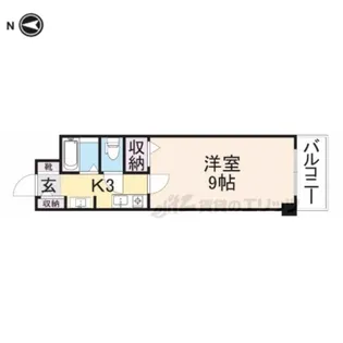 ヴィコンフォール【301号室】の間取り