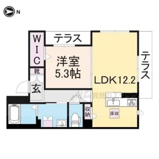 シャーメゾン ラピュタ【2階】の間取り