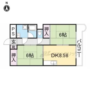 栄良ビル【305号室】の間取り