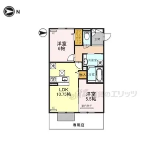 メゾン・ド・ロワール【1階】の間取り