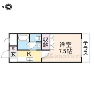 ラ・パンセ【101号室】の間取り