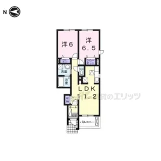 フレア(南棟)【1階】の間取り