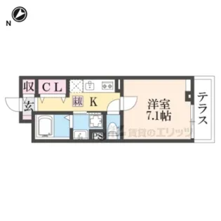 ジールM'S【1階】の間取り