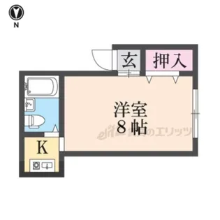サンセルジュ香里園【2階】の間取り