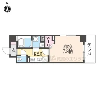 エバーハイム畝傍【1階】の間取り