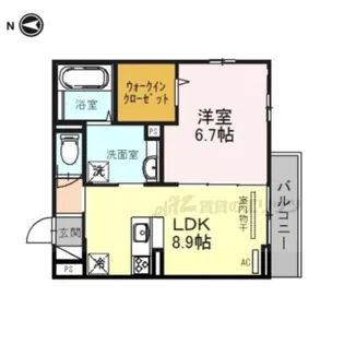 ヴェルデール・ヴィラ【3階】の間取り