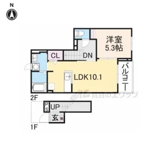 ヴィオラ パッソ?【2階】の間取り