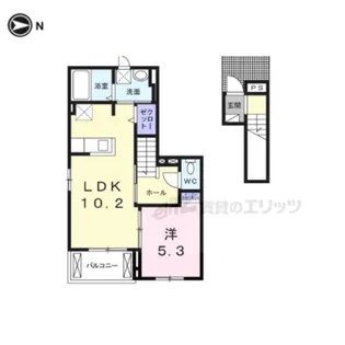 ヴィオラ パッソ?【2階】の間取り
