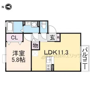 サニーヒロ【102号室】の間取り