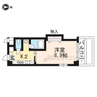 Casa de issa【3階】の間取り